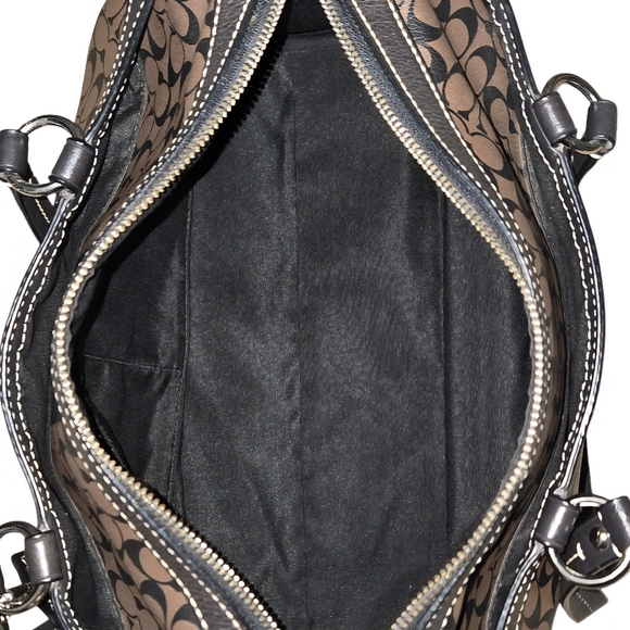 Coach (2010) Chelsea Heritage Stripe Signature Monogram Doctor Bag-EUC - Picture 14 of 15